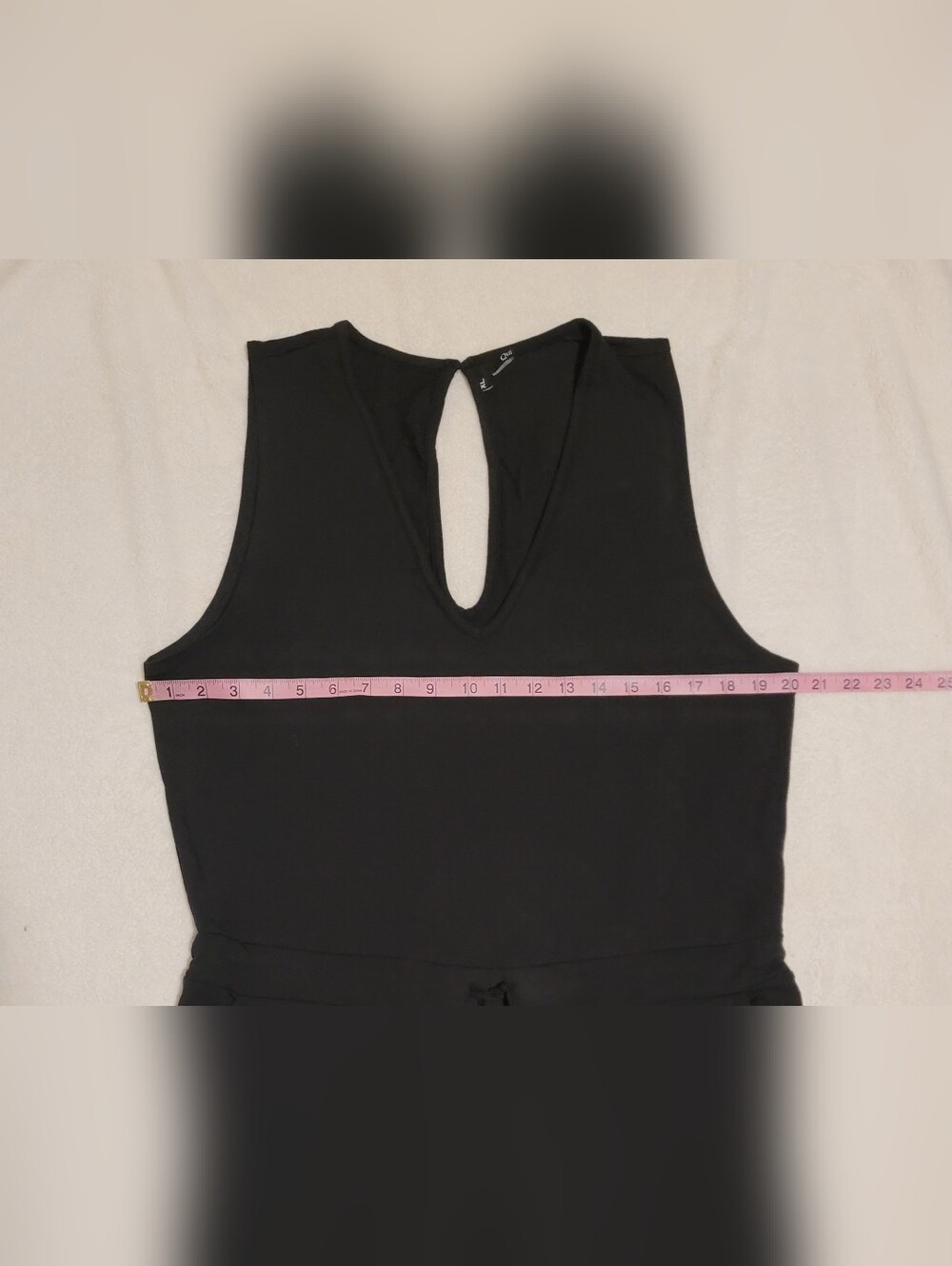 ​Quince French Terry Modal Sleeveless Jumpsuit Black EUC Size XL - Picture 11 of 16